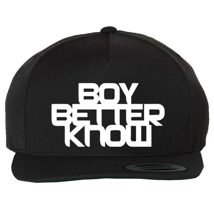 Jme Boy Better Know Wool Snapback Cap