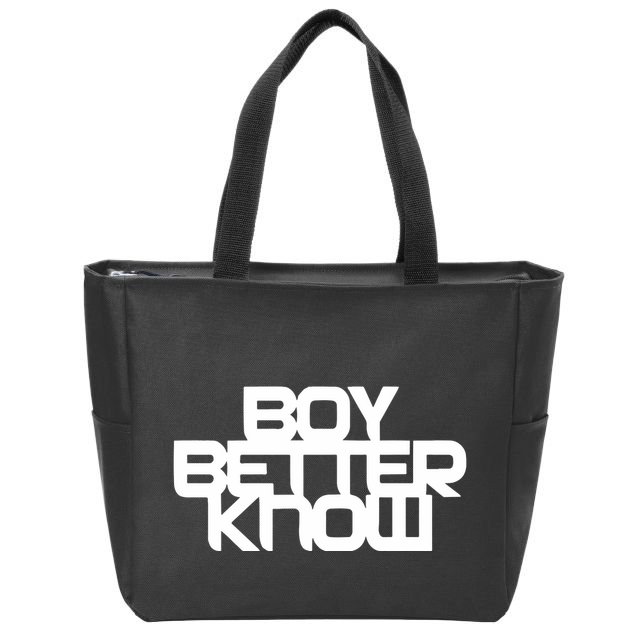 Jme Boy Better Know Zip Tote Bag