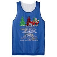 Jingle Bell Biden Xmas Santa Trump 3 Ugly Christmas Sweater Gift Mesh Reversible Basketball Jersey Tank