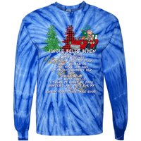 Jingle Bell Biden Xmas Santa Trump 3 Ugly Christmas Sweater Gift Tie-Dye Long Sleeve Shirt