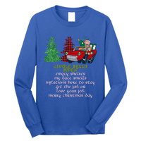 Jingle Bell Biden Xmas Santa Trump 3 Ugly Christmas Sweater Gift Long Sleeve Shirt