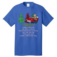 Jingle Bell Biden Xmas Santa Trump 3 Ugly Christmas Sweater Gift Tall T-Shirt