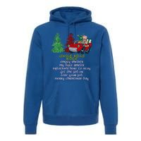 Jingle Bell Biden Xmas Santa Trump 3 Ugly Christmas Sweater Gift Premium Hoodie