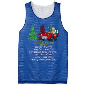 Jingle Bell Biden Xmas Santa Trump 3 Ugly Christmas Sweater Gift Mesh Reversible Basketball Jersey Tank