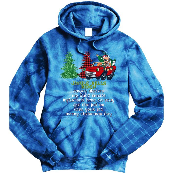 Jingle Bell Biden Xmas Santa Trump 3 Ugly Christmas Sweater Gift Tie Dye Hoodie