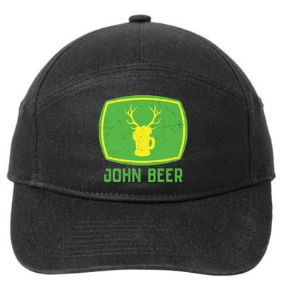John Beer Beer Gift Beer Lover 7-Panel Snapback Hat