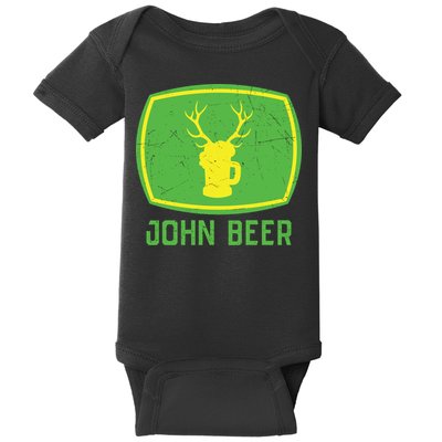 John Beer Beer Gift Beer Lover Baby Bodysuit