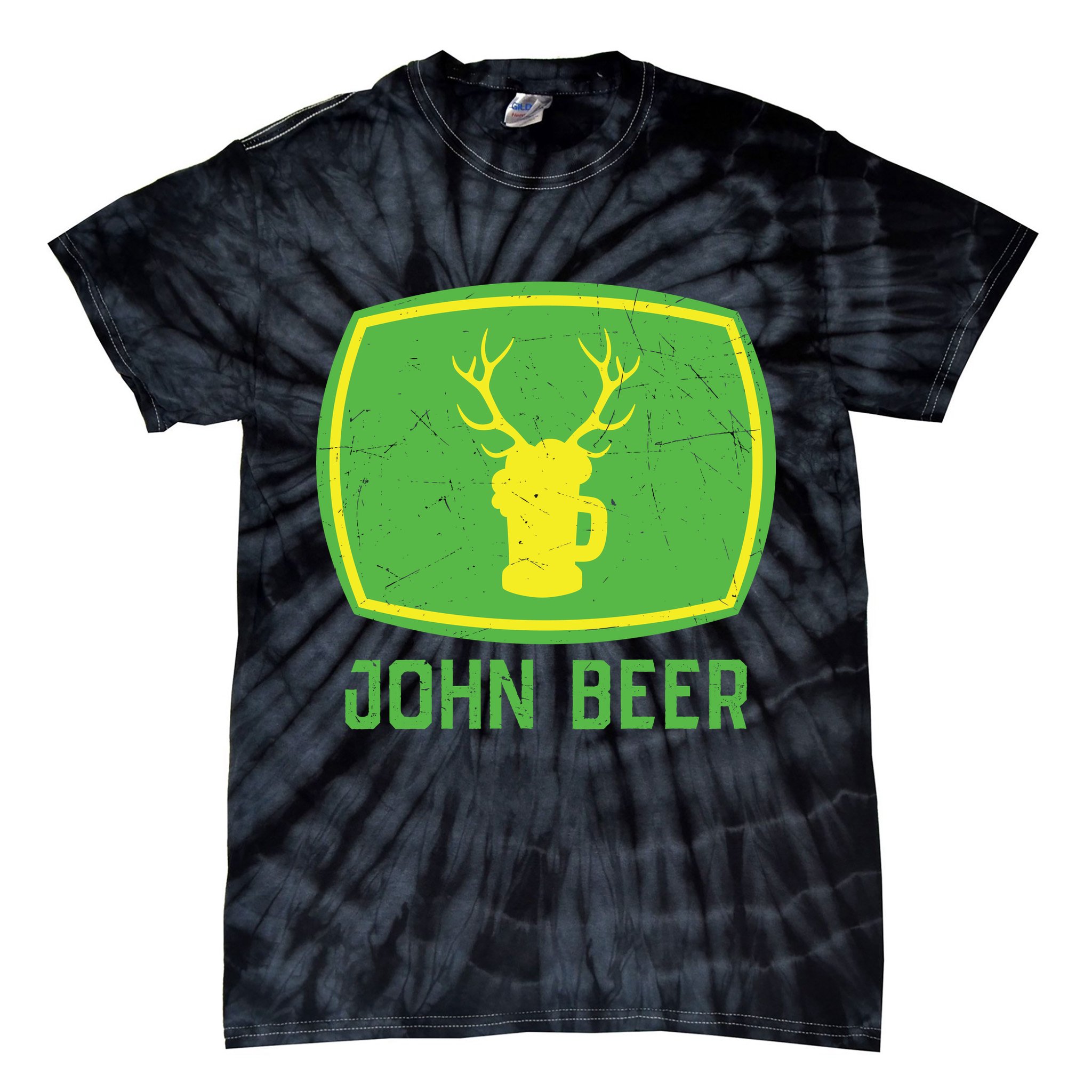 John Beer Beer Gift Beer Lover Tie-Dye T-Shirt