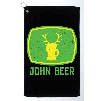 John Beer Beer Gift Beer Lover Golf Towel