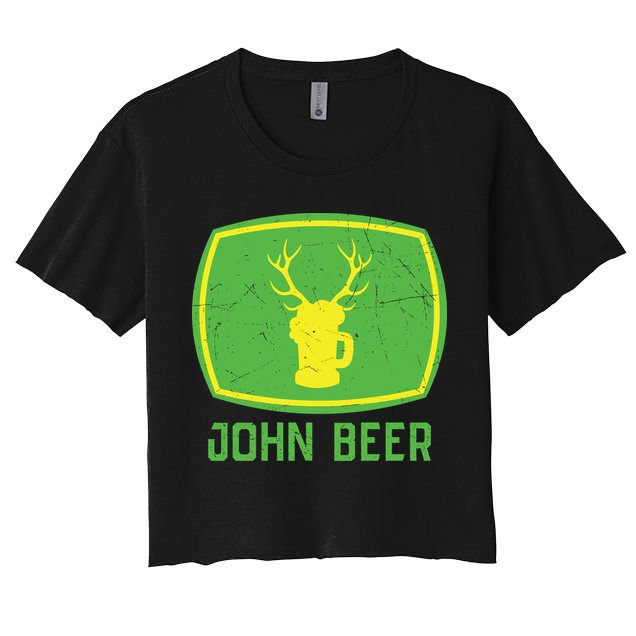 John Beer Beer Gift Beer Lover Crop Top
