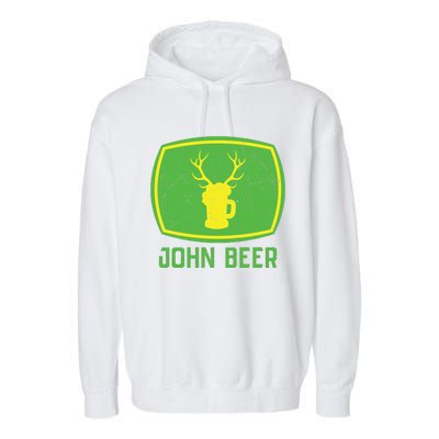 John Beer Beer Gift Beer Lover Garment-Dyed Fleece Hoodie