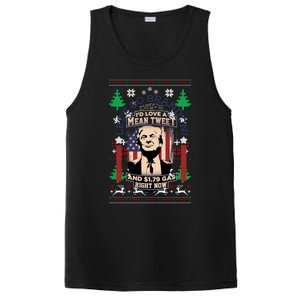 Jingle Bell Biden Xmas Santa Trump Ugly Christmas Sweater Great Gift PosiCharge Competitor Tank