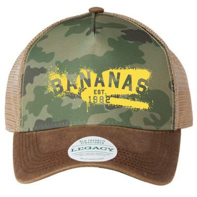 Johnny Bananas Bananas Est 1982 Graffiti Legacy Tie Dye Trucker Hat