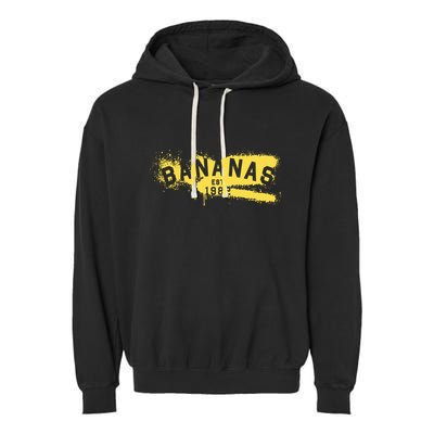 Johnny Bananas Bananas Est 1982 Graffiti Garment-Dyed Fleece Hoodie
