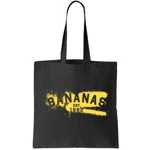 Johnny Bananas Bananas Est 1982 Graffiti Tote Bag