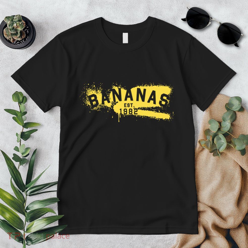 Johnny Bananas Bananas Est 1982 Graffiti Premium T-Shirt