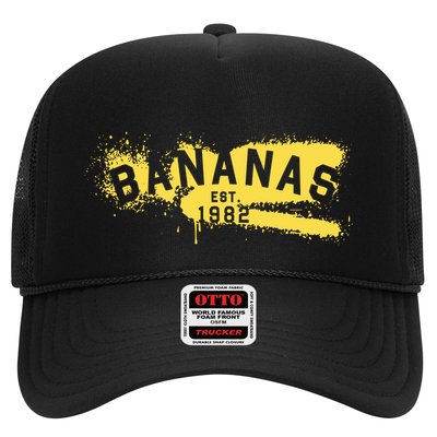 Johnny Bananas Bananas Est 1982 Graffiti Trucker Hat