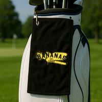 Johnny Bananas Bananas Est 1982 Graffiti Golf Towel