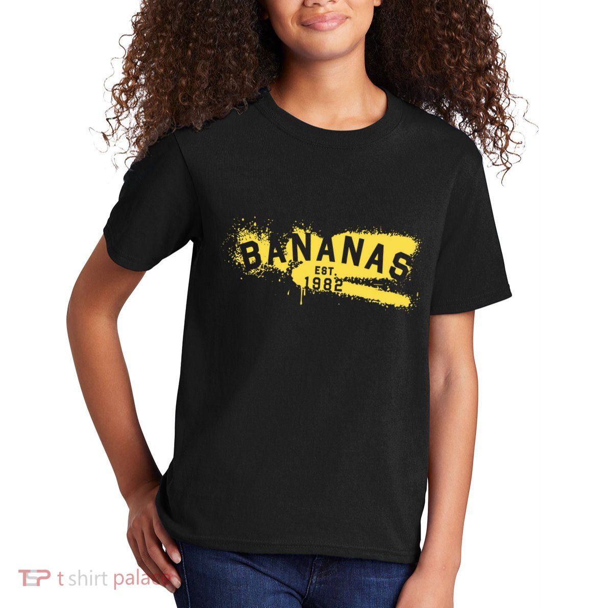 Johnny Bananas Bananas Est 1982 Graffiti Kids T-Shirt