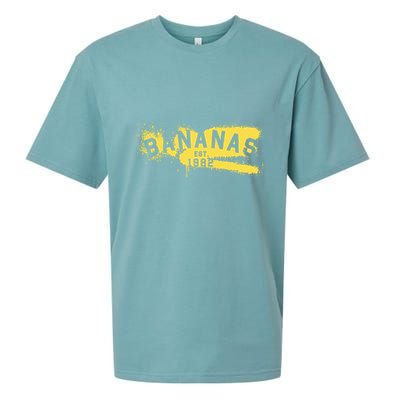Johnny Bananas Bananas Est 1982 Graffiti Sueded Cloud Jersey T-Shirt