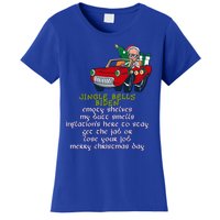 Jingle Bell Biden Xmas Santa Trump Ugly Christmas Sweater Gift Women's T-Shirt