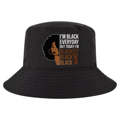 Juneteenth Blackity Black Woman African American History Cool Comfort Performance Bucket Hat