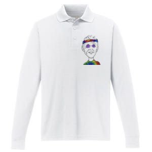 Jay Bilas Bill Walton Performance Long Sleeve Polo