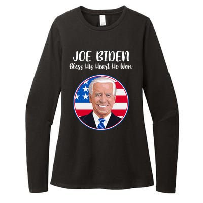 Joe Biden Bless His Heart He Won Womens CVC Long Sleeve Shirt