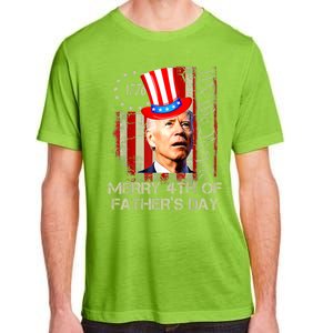 Joe Biden Confused Patriotic Merry Christmas For 4th Of July Gift Adult ChromaSoft Performance T-Shirt