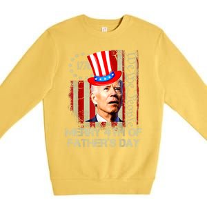 Joe Biden Confused Patriotic Merry Christmas For 4th Of July Gift Premium Crewneck Sweatshirt