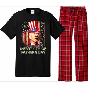 Joe Biden Confused Patriotic Merry Christmas For 4th Of July Gift Pajama Set