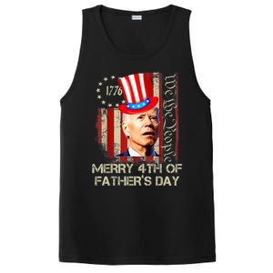 Joe Biden Confused Patriotic Merry Christmas For 4th Of July Gift PosiCharge Competitor Tank