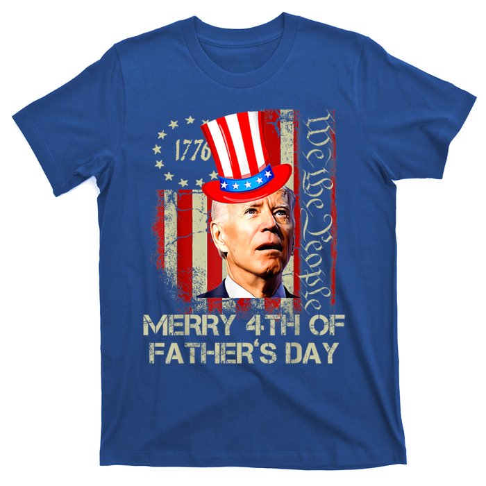 Joe Biden Confused Patriotic Merry Christmas For 4th Of July Gift T-Shirt