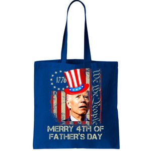 Joe Biden Confused Patriotic Merry Christmas For 4th Of July Gift Tote Bag