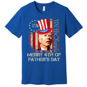 Joe Biden Confused Patriotic Merry Christmas For 4th Of July Gift Premium T-Shirt