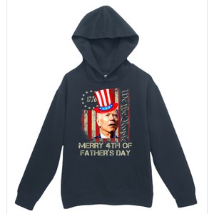 Joe Biden Confused Patriotic Merry Christmas For 4th Of July Gift Urban Pullover Hoodie