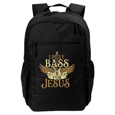 Jesus Bassist Christian Bass Player Bass Guitar Backpack