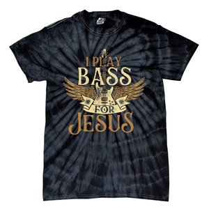 Jesus Bassist Christian Bass Player Bass Guitar Tie-Dye T-Shirt