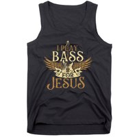 Jesus Bassist Christian Bass Player Bass Guitar Tank Top