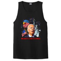 Joe Biden Confused Patriotic Merry Christmas For 4th Of July PosiCharge Competitor Tank