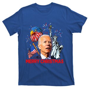 Joe Biden Confused Patriotic Merry Christmas For 4th Of July T-Shirt