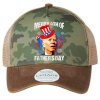 Joe Biden Confused Merry 4th Of Fathers Day Fourth Of July Legacy Tie Dye Trucker Hat