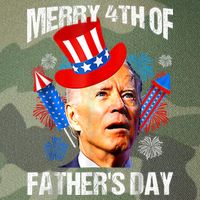 Joe Biden Confused Merry 4th Of Fathers Day Fourth Of July Legacy Tie Dye Trucker Hat