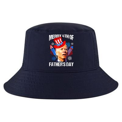 Joe Biden Confused Merry 4th Of Fathers Day Fourth Of July Cool Comfort Performance Bucket Hat