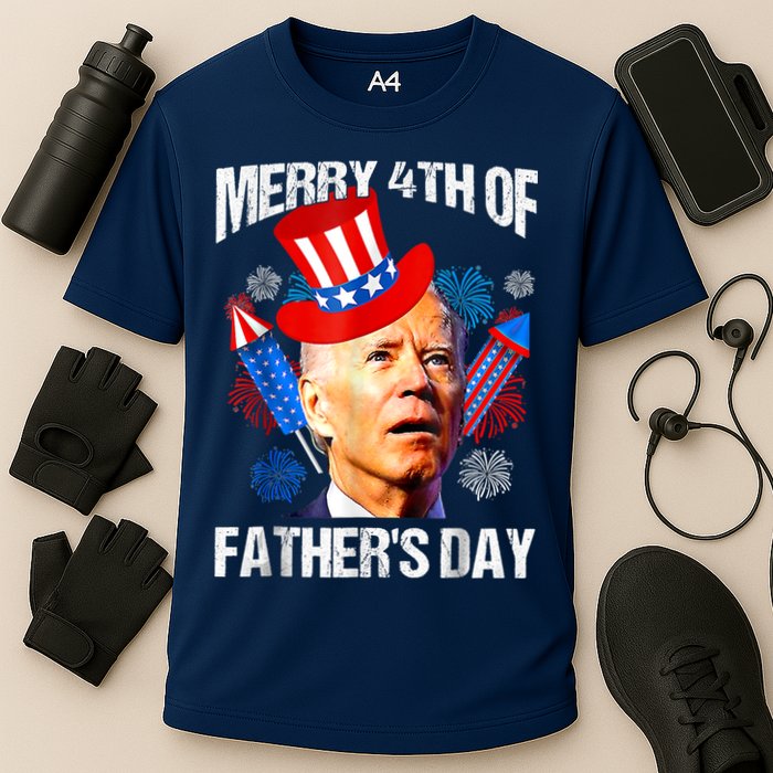 Joe Biden Confused Merry 4th Of Fathers Day Fourth Of July Performance Shirt