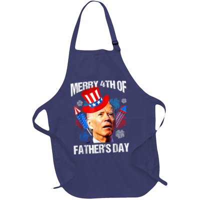Joe Biden Confused Merry 4th Of Fathers Day Fourth Of July Apron