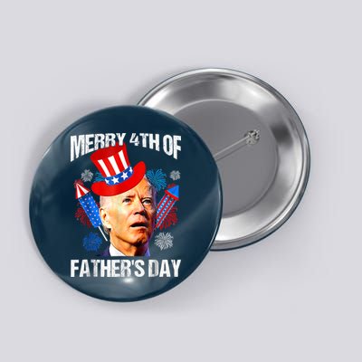 Joe Biden Confused Merry 4th Of Fathers Day Fourth Of July Button