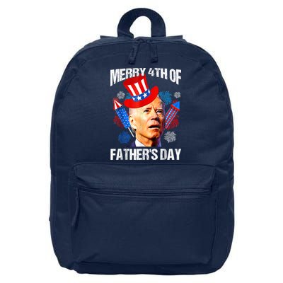 Joe Biden Confused Merry 4th Of Fathers Day Fourth Of July 16 in Basic Backpack