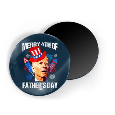 Joe Biden Confused Merry 4th Of Fathers Day Fourth Of July Magnet