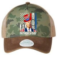 Joe Biden Confused Merry 4th Of Fathers Day Fourth Of July Legacy Tie Dye Trucker Hat